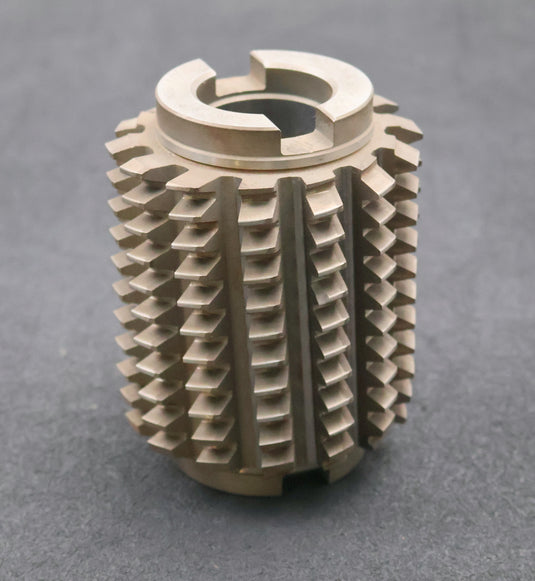 Bild des Artikels PWS-Zahnrad-Wälzfräser-gear-hob-m=-3mm-20°-EGW-Ø100x129xØ40mm-BPIII-2gg.-Rechts