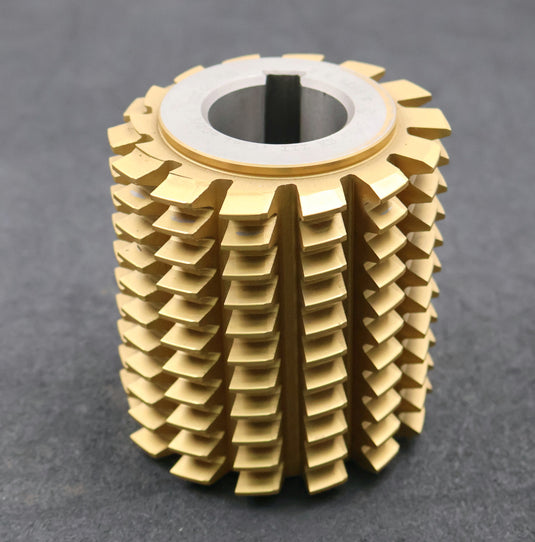 Bild des Artikels PWS-Zahnrad-Wälzfräser-gear-hob-m=-3mm-20°-EGW-Ø98x110xØ40mm-mit-LKN-BPIII
