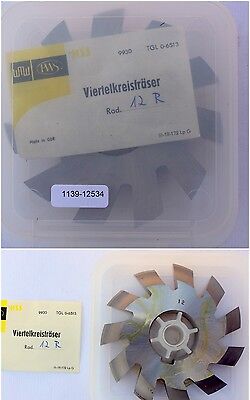 Viertelrund-Profilfräser konkav - rechtsschneidend Ø100js16x20xØ32H7