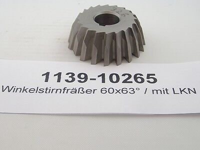 Winkelstirnfräser FETTE 60x63° mit LKN Bohrungs-Ø: 50 mm/16 mm Schneidenzahl: 19