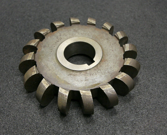 Bild des Artikels Halbrund-Formfräser-konvex-Radiusfräser-Radius-12,5mm--125x25x32mm-16-Spannuten