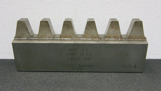 ROLLET PARIS Hobelkamm rack cutter m= 8,5 Angle 29°