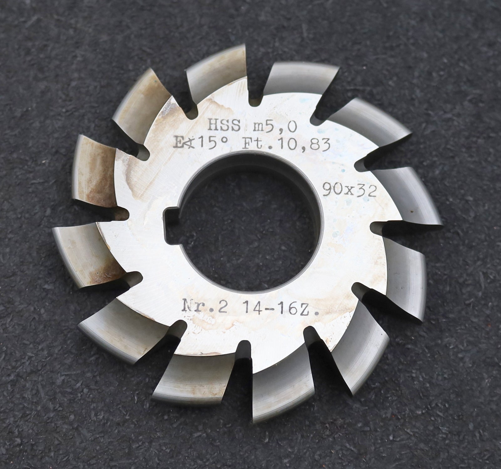 Bild des Artikels DOLD-Zahnformfräser-m=-5mm-No.-2-für-Z=-14-16-EGW-15°-gear-profile-cutter