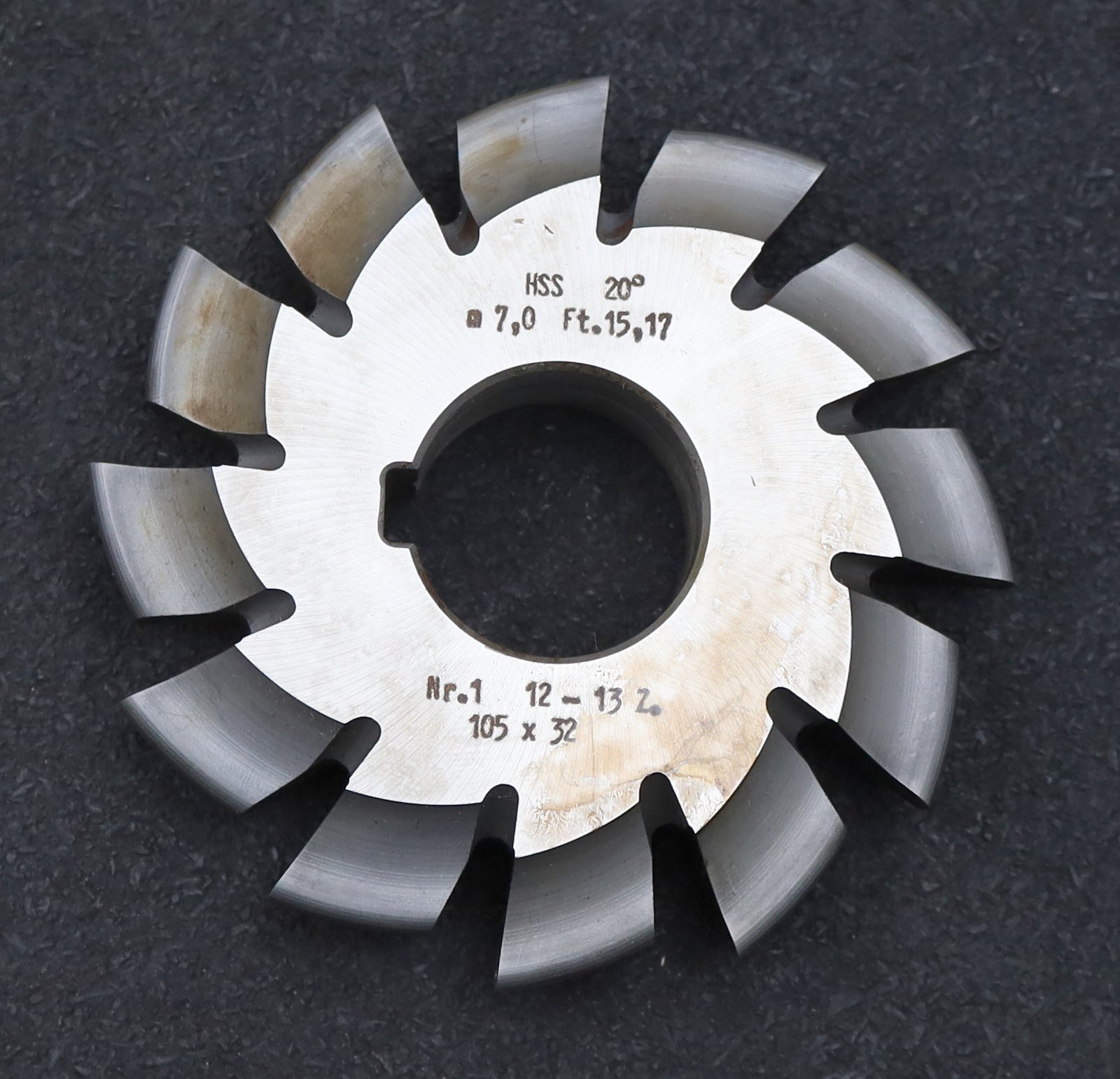 Bild des Artikels DOLD-Zahnformfräser-m=-7mm-No.-1-für-Z=-12-13-EGW-20°-Ø105x32mm-LKN