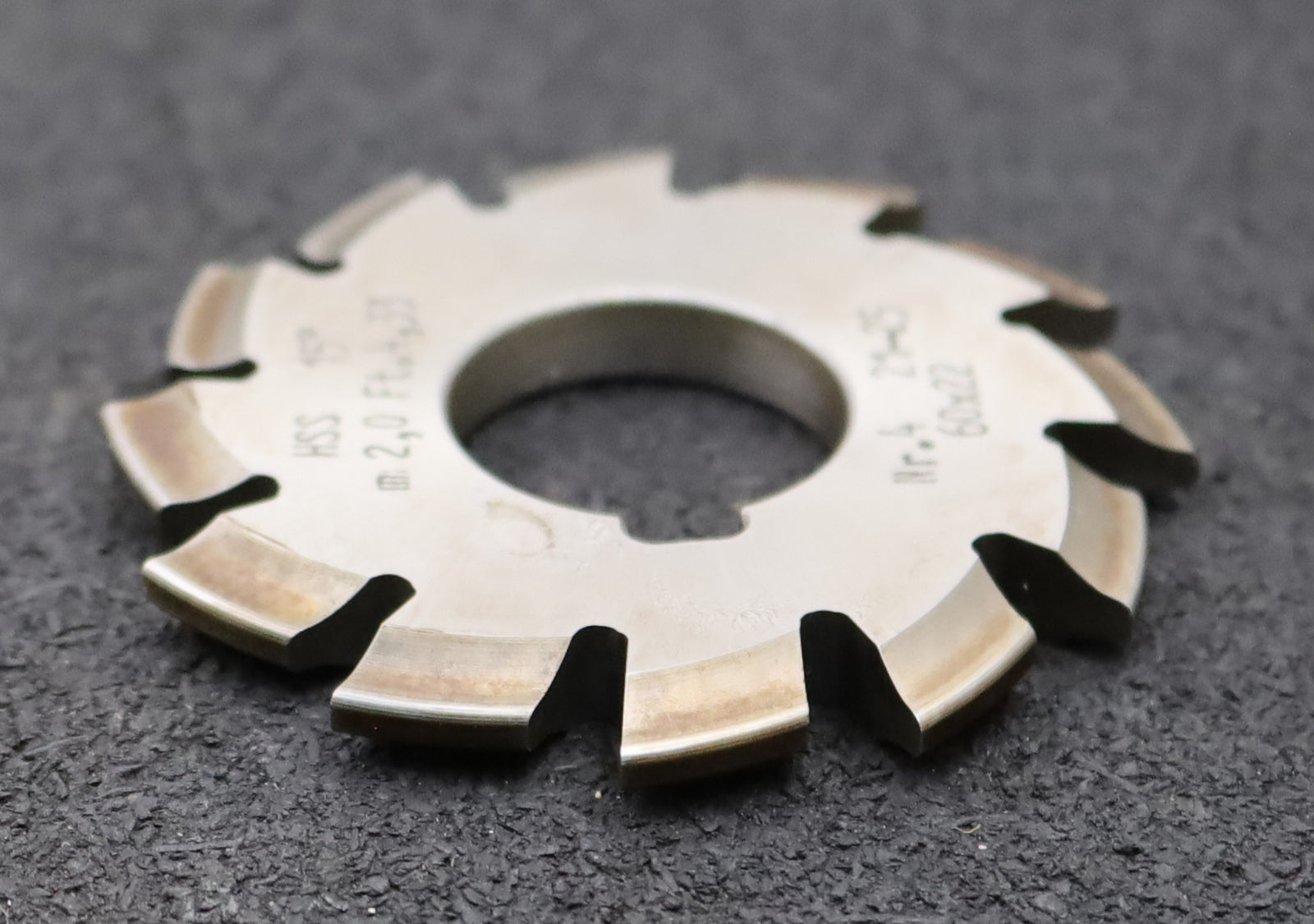 Bild des Artikels DOLD-Zahnformfräser-m=-2mm-No.-4-für-Z=-21-25-EGW-15°-Ø60x22mm-mit-LKN