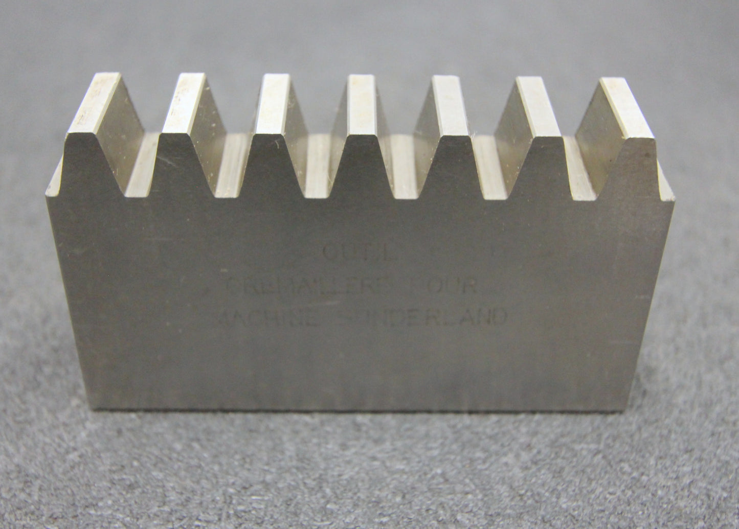 DELTAL Hobelkamm rack cutter DP 6 Angle 14°30 94x20mm