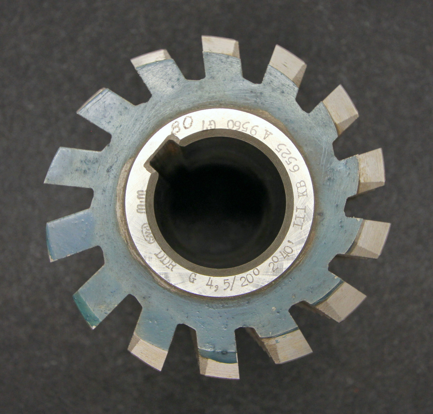 PWS Vollstahlwälzfräser gear hob m= 4,5mm BP III nach DIN3972 20° EGW 1gg. Links