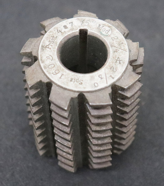 Bild des Artikels Zahnrad-Wälzfräser-gear-hob-m=-2,25mm-2-1/3°-EGW-Ø60x75xØ22mm-mit-LKN