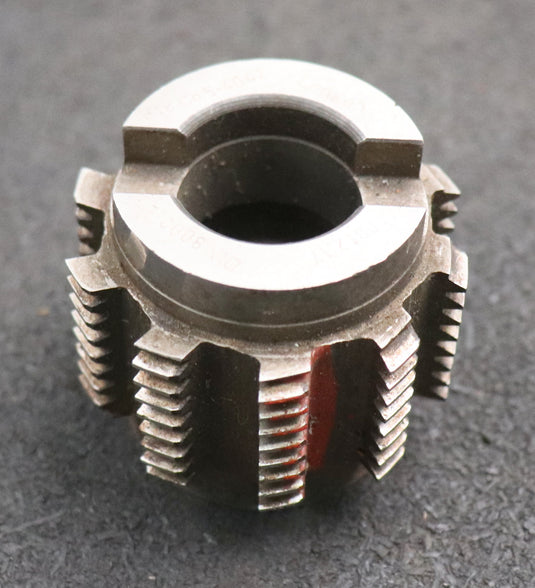 Bild des Artikels Zahnrad-Wälzfräser-gear-hob-m=-1,0mm-20°-EGW-Ø49x44xØ22mm-mit-Axialnut-