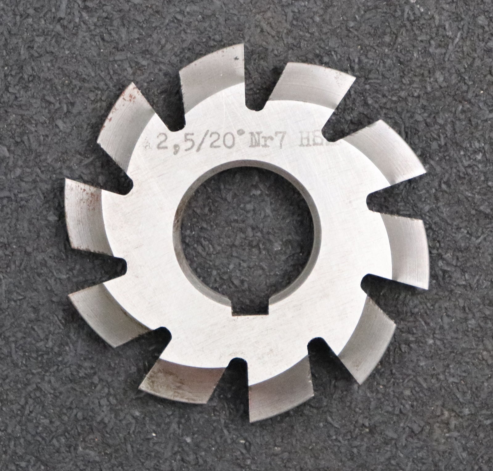 Bild des Artikels Zahnformfräser-gear-profile-cutter-m=-2,5mm-Nr.-7-Zähnezahlbereich-Z=-55-134