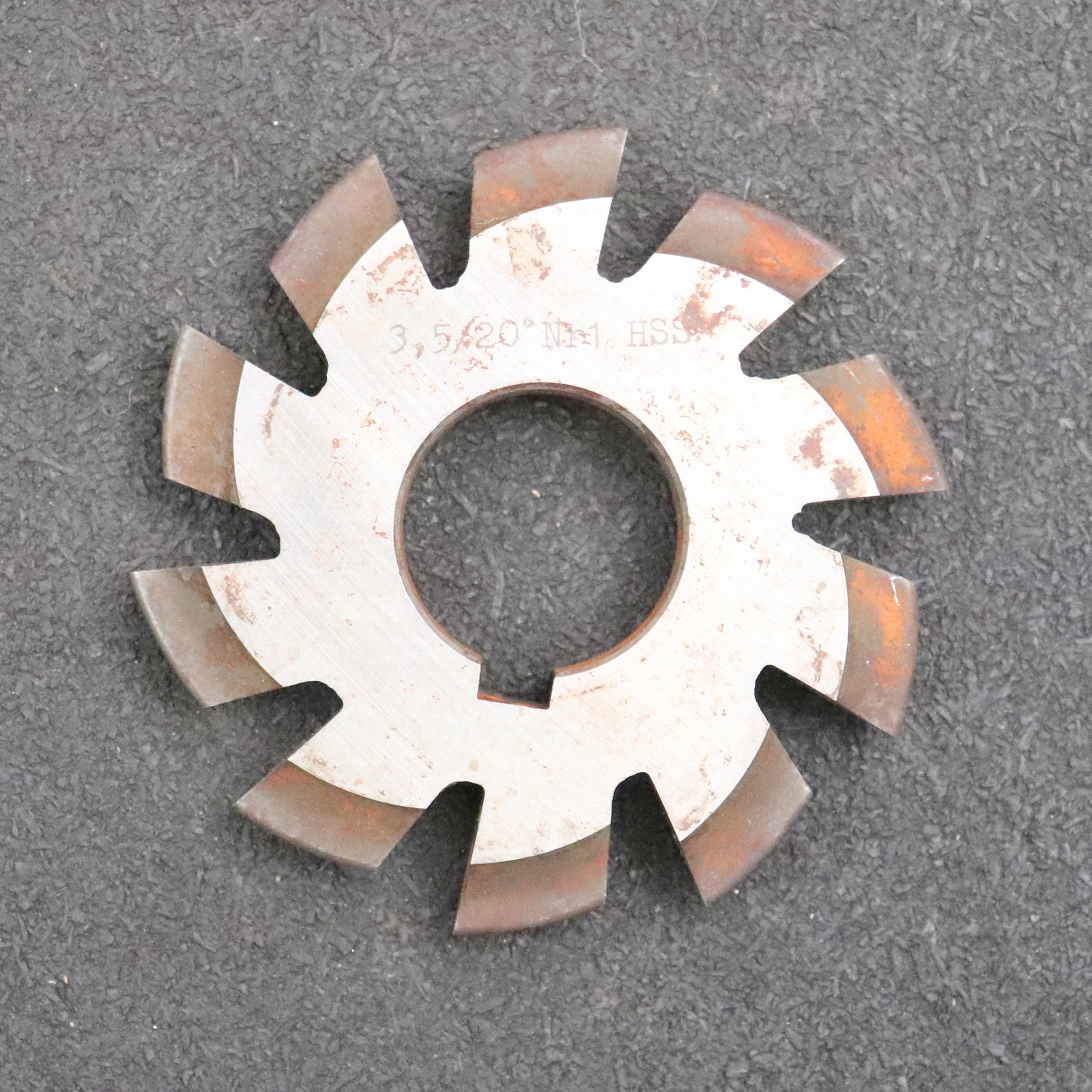 Bild des Artikels Zahnformfräser-gear-profile-cutter-m=-3,5mm-Nr.-1-für-Zähnezahlbereich-Z=-12-13