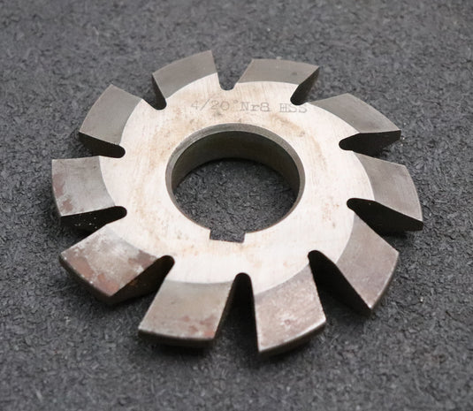 Bild des Artikels Zahnformfräser-gear-profile-cutter-m=-4mm-Nr.-8-Zähnezahlbereich-Z=-135-00