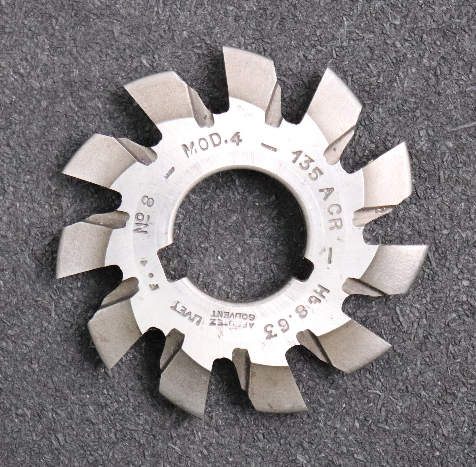 Bild des Artikels Zahnformfräser-gear-profile-cutter-m=-4-No.-8-für-Zähnezahlbereich-Z=-135-00