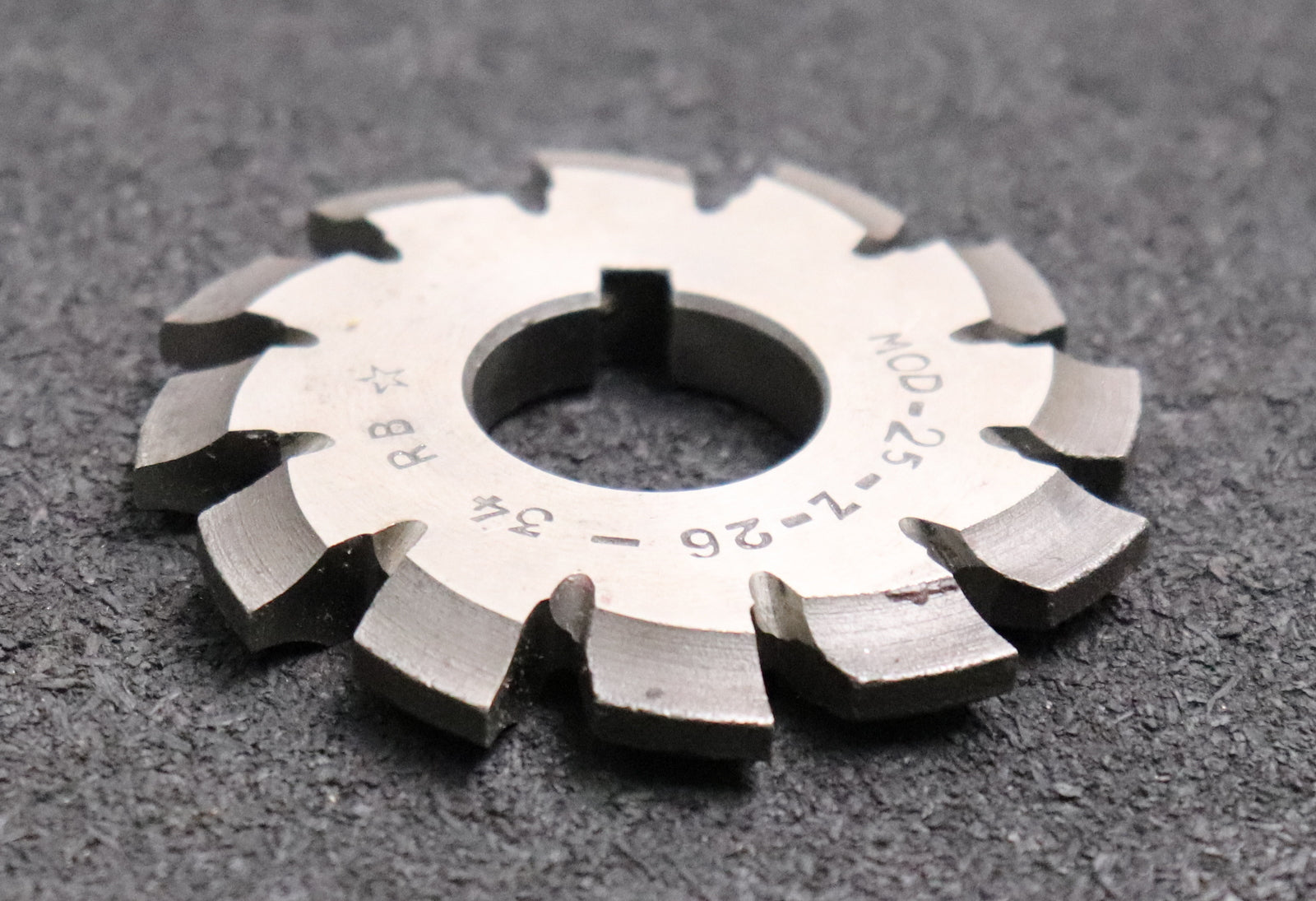 Bild des Artikels Zahnformfräser-gear-profile-cutter-m=-2,5-No.-5-für-Zähnezahlbereich-Z=-26-34