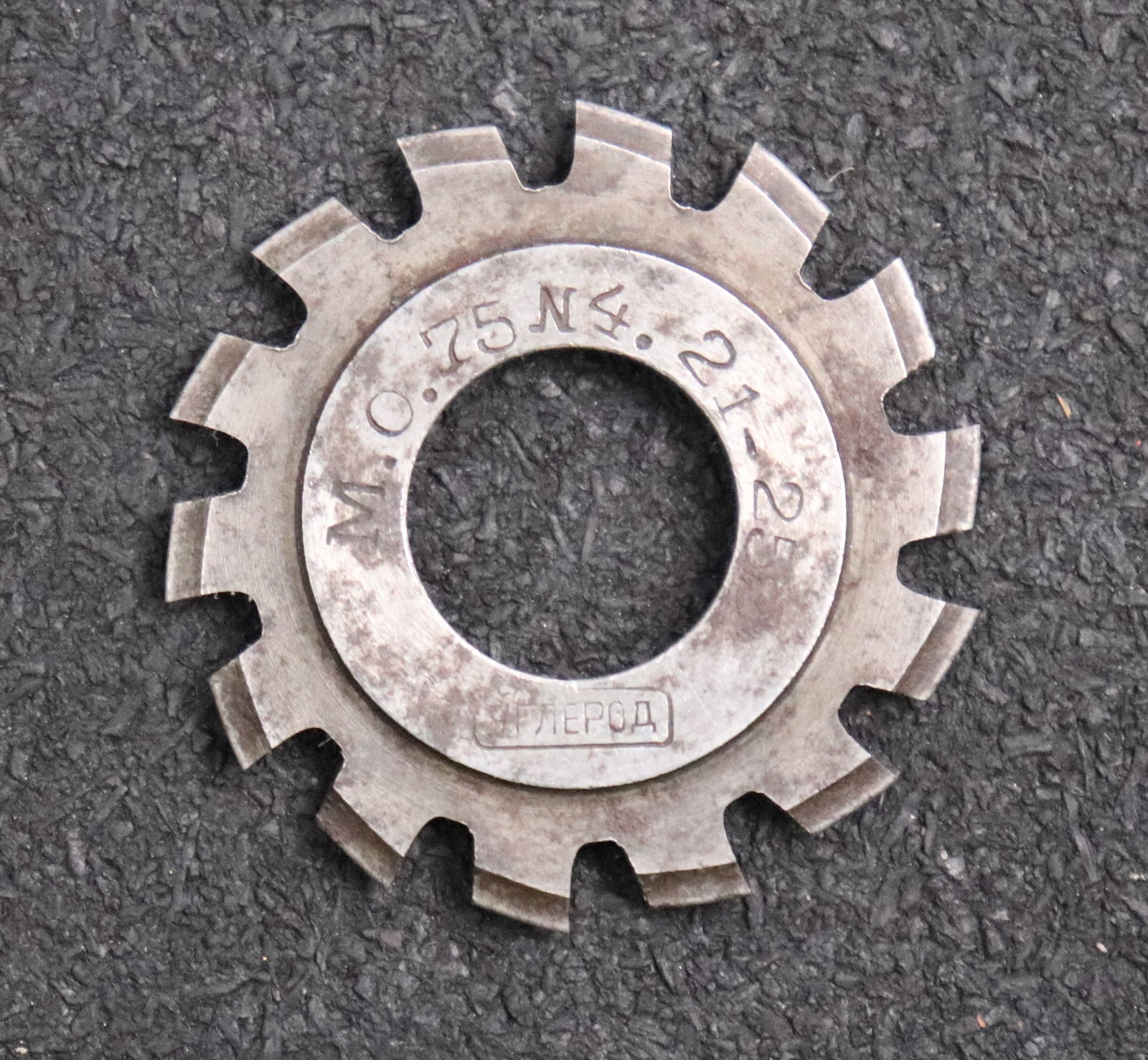 Bild des Artikels Zahnformfräser-gear-profile-cutter-m=-0,75-No.-4-für-Zähnezahlbereich-Z=-21-25
