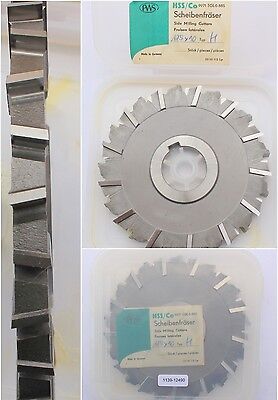 Scheibenfräser DIN 885 Art.-Nr. 14131175 Form A Typ H Ø125js16x10k11xØ32H7