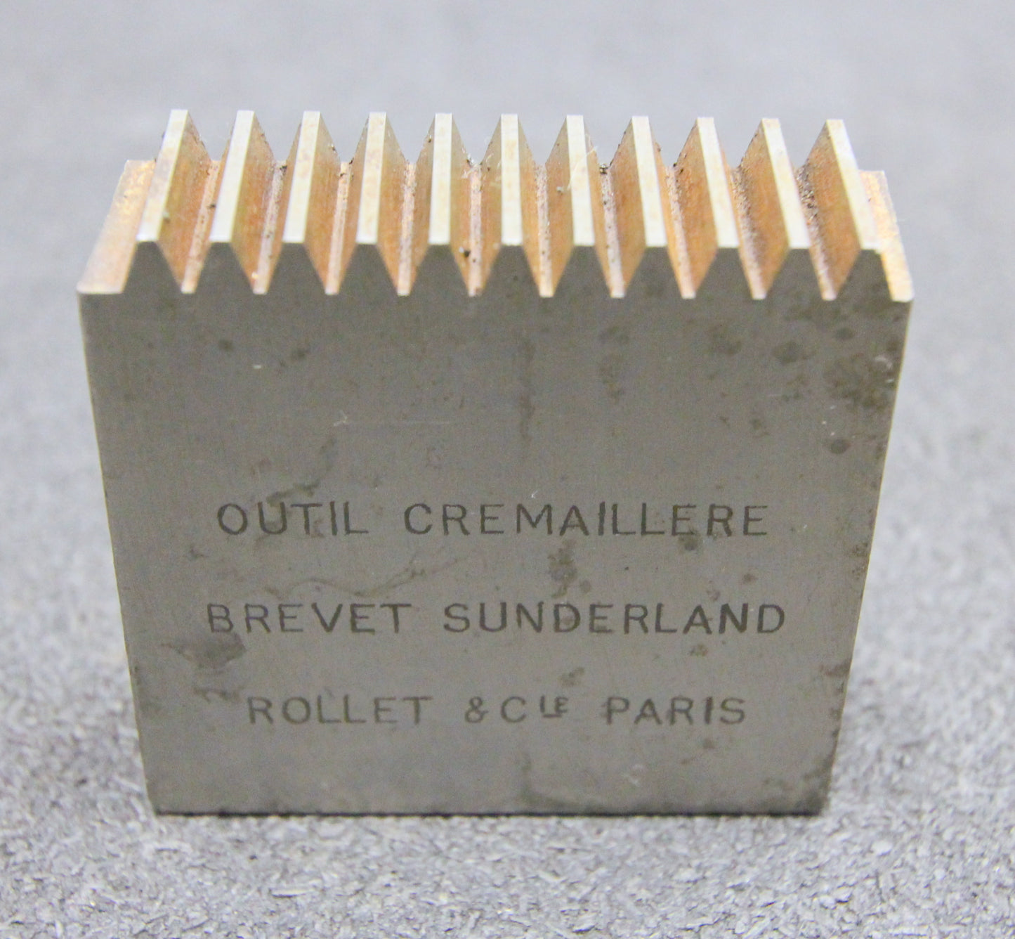 ROLLET PARIS Hobelkamm rack cutter m= 1,5 Angle 20°