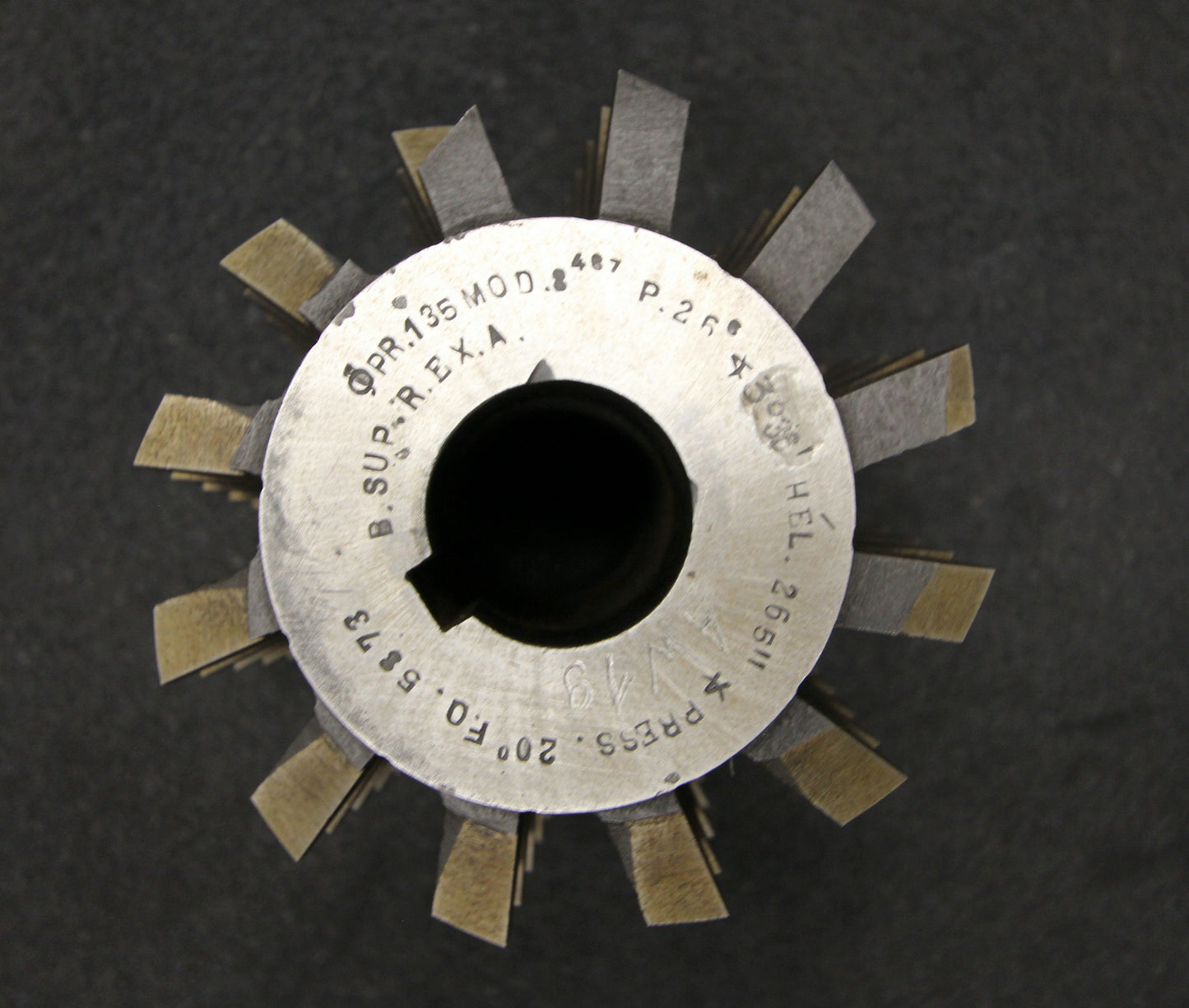 Vollstahlwälzfräser gear hob m= 8mm 20° EGW Abmessungen Ø145x170xØ40mm mit LKN