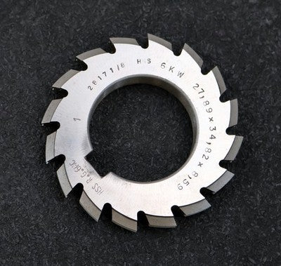 RAXA GARANT Keilwellen-Formfräser 6 Keile 27,89x34,82x8,59mm Höcker Ø76x12xØ40mm