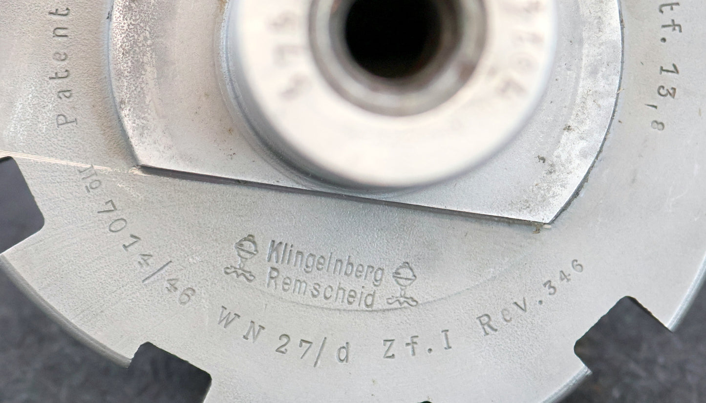 KLINGELNBERG Palloid-Wälzfräser m= 6,0 20° EGW Zahnform I Rest 75% 1-gg. Re.