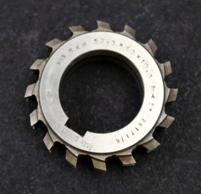 RAXA GARANT Keilwellen-Formfräser 8 Keile 52,3x60x10,3mm mit Höcker Ø76x20xØ40mm