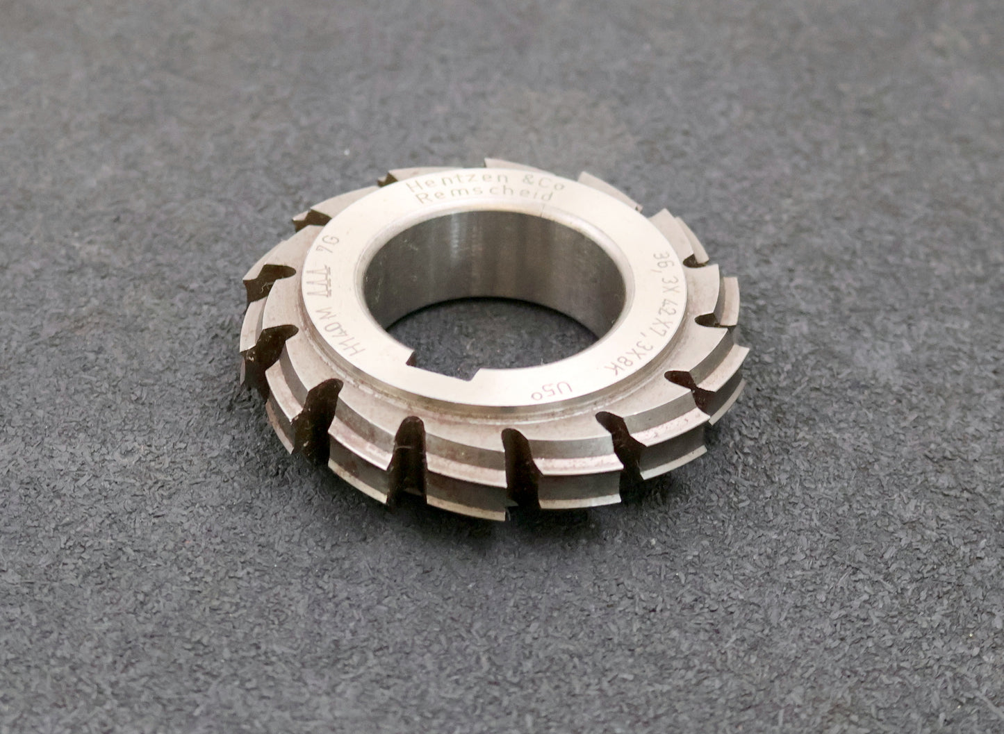 HENTZEN Keilwellen-Formfräser 8 Keile 36,3x42x7,3mm mit Höcker Ø80x20xØ40mm