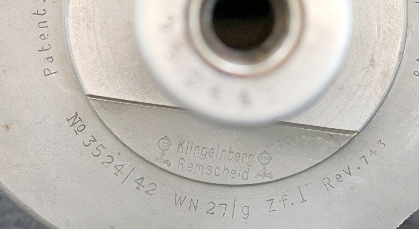 KLINGELNBERG Palloid-Wälzfräser m= 6,0 20° EGW Zahnform I 1-gg. Re. Rest 75%
