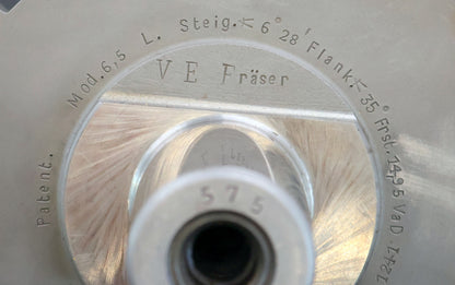 KLINGELNBERG Palloid-Wälzfräser m= 6,5 17°30' EGW Zahnform III 1-gängig Links