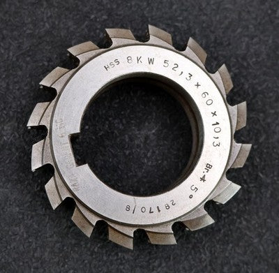 RAXA GARANT Keilwellen-Formfräser 8 Keile 52,3x60x10,3mm Ø76x20xØ40mm mit Höcker