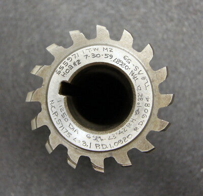 Keilwellenwälzfräser spline hob 6 Keile - Ø 74x 103xØ32mm mit LKN  16 Spannuten