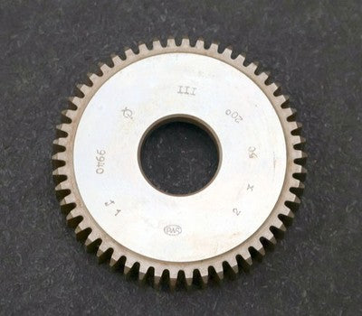 PWS Scheibenschneidrad m= 2mm 20° EGW Z= 50 BP III Ø106 x 22 x Ø1 1/4" gebraucht