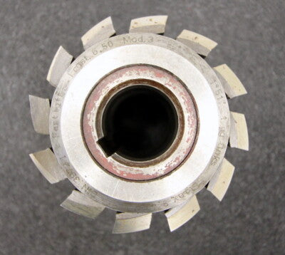 SAAZOR Stollenwälzfräser involute spline hob Fertigfräser m=3mm BP I DIN3972 LKN