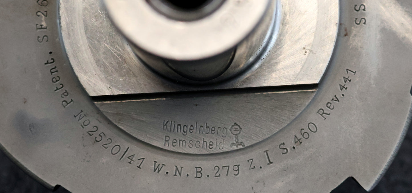 KLINGELNBERG Palloid-Wälzfräser m= 6,0 20° EGW Zahnform I 1-gg. Links Rest 70%