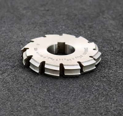 Keilwellen-Formfräser 6 Keile 23f7x28a11x6h8mm mit Höcker Ø64x10xØ22mm mit LKN