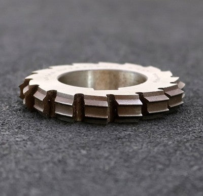 Keilwellen-Formfräser 6 Keile 23f7x28x6e8mm mit Höcker Ø76x12xØ40mm mit LKN