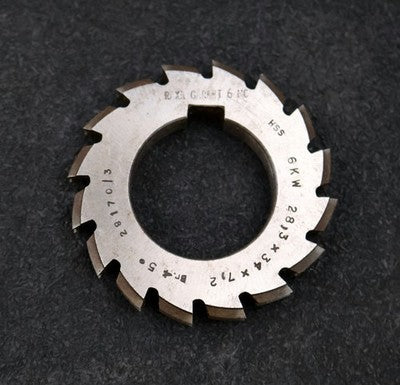 RAXA GARANT Keilwellen-Formfräser 6 Keile 28,3x34x7,2mm mit Höcker Ø76x12xØ40mm