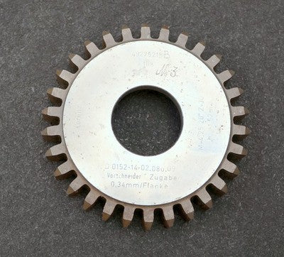 LORENZ Scheibenschneidrad gear shaper Vorschneider m= 4,25mm 20° EGW Z = 30