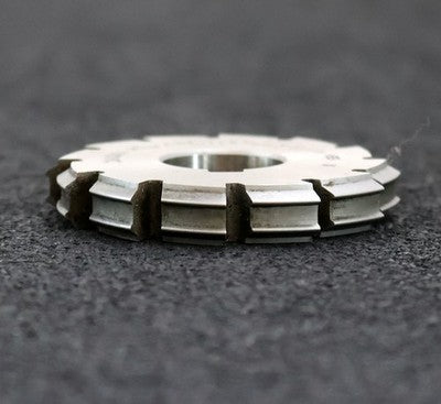 Keilwellen-Formfräser 6 Keile 23f7x28a11x6h8mm mit Höcker Ø64x10xØ22mm mit LKN