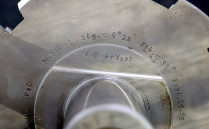 KLINGELNBERG Palloid-Wälzfräser m= 6,5 17°30' EGW Zahnform III 1-gängig Li