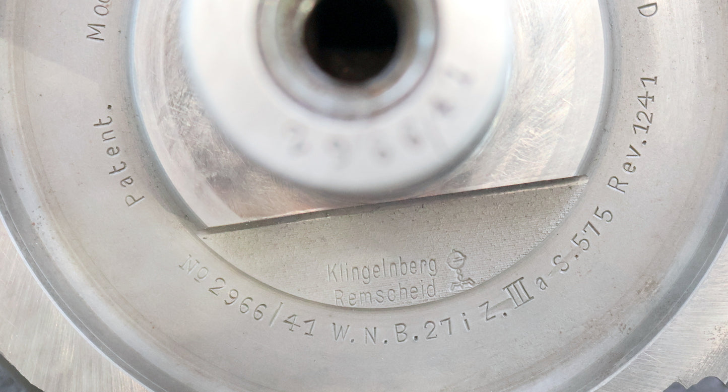 KLINGELNBERG Palloid-Wälzfräser m= 6,0 17°30' EGW Zahnform III 1-gängig Re