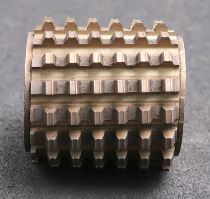 Keilwellenwälzfräser 6 Keile 32,5x27x5 mit Höcker Fertigfräser Ø70x70xØ32mm