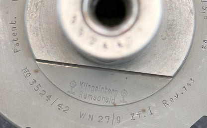 KLINGELNBERG Palloid-Wälzfräser m= 6,0 20° EGW Zahnform I 1-gg. Li.