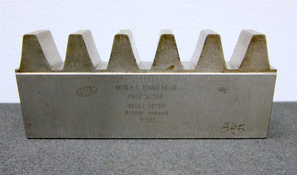 DELTAL Hobelkamm rack cutter f. MAAG-Wälzhobelmaschinen Modul 8,5 14°30 160x25mm