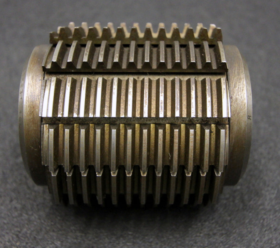 SAAZOR Stollenwälzfräser involute spline hob m=1,8mm 15° EGW Ø80x90xØ27mm