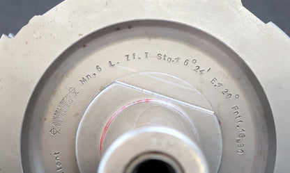 KLINGELNBERG Palloid-Wälzfräser m= 6,0 20° EGW Zahnform I 1-gg. Li. Rest 50%