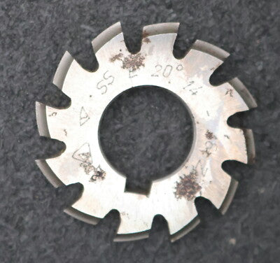 Zahnformfräser gear profile cutter m= 0,5mm No. 2 für Zähnezahlbereich Z= 14-16