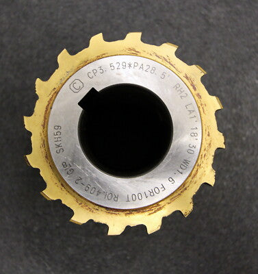 Vollstahlwälzfräser gear hob CP 3,529 28°5 EGW - Ø95x102xØ40mm mit LKN