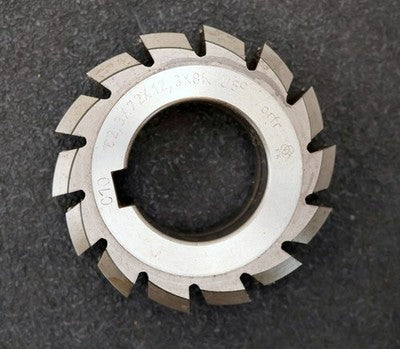 HENTZEN Keilwellen-Formfräser 8 Keile 62,3x22x12,3mm mit Höcker Vorfräser
