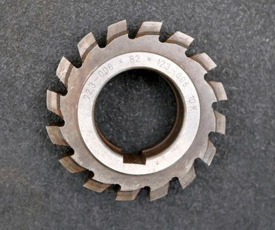 HURTH Keilwellen-Formfräser 10 Keile 72,3-0,06x82x12,3-0,06mm mit Höcker