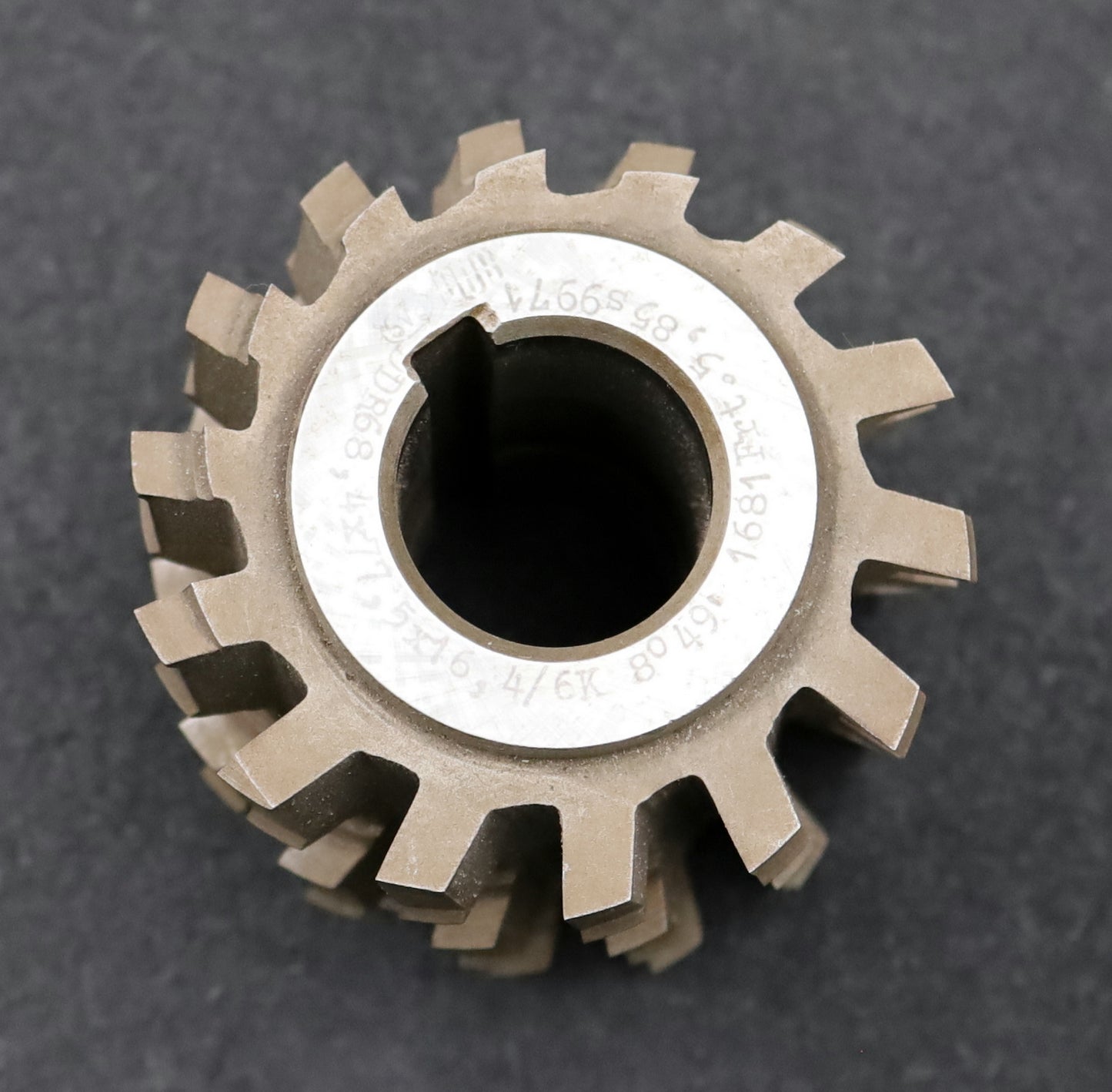 PWS Keilwellen-Wälzfräser spline hob 6 Keile 68,4x77,5x16,4mm mit Höcker 1gg. Re